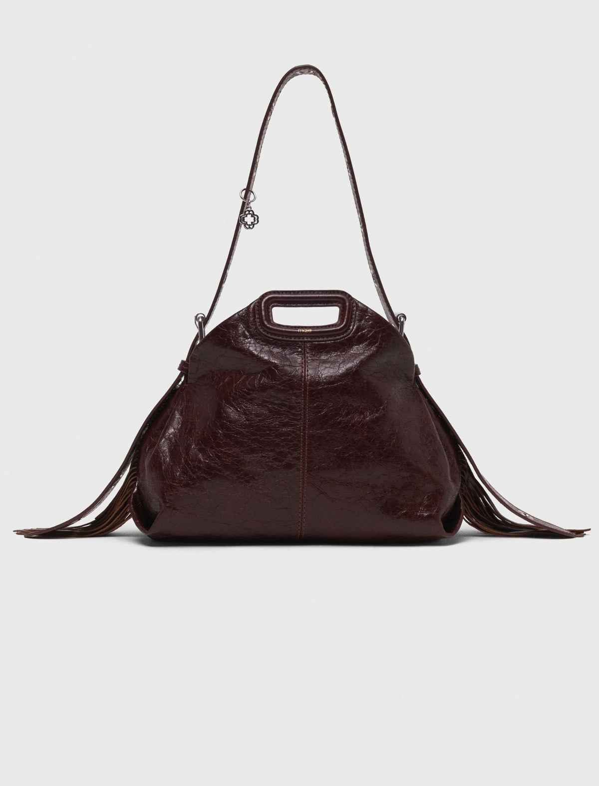 Maje Online / Crackled leather Miss M bag