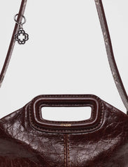 Maje Online / Crackled leather Miss M bag