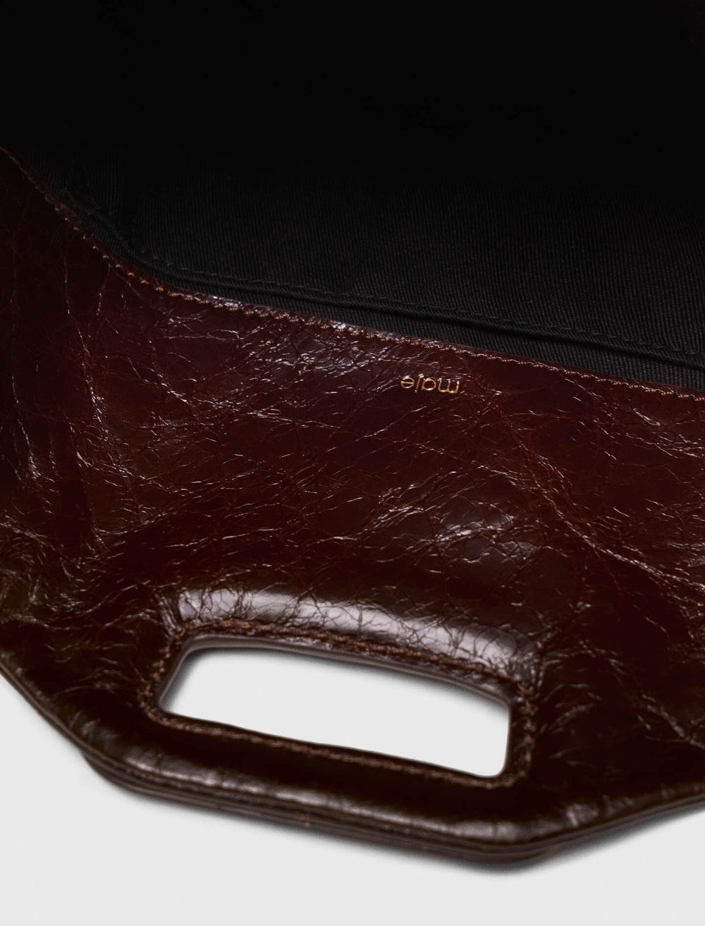Maje Online / Crackled leather Miss M bag