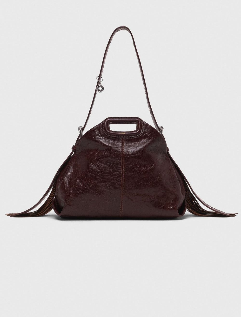 Maje Online / Crackled leather Miss M bag