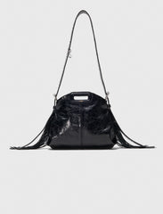 Maje Shop / Miss M mini cracked leather bag
