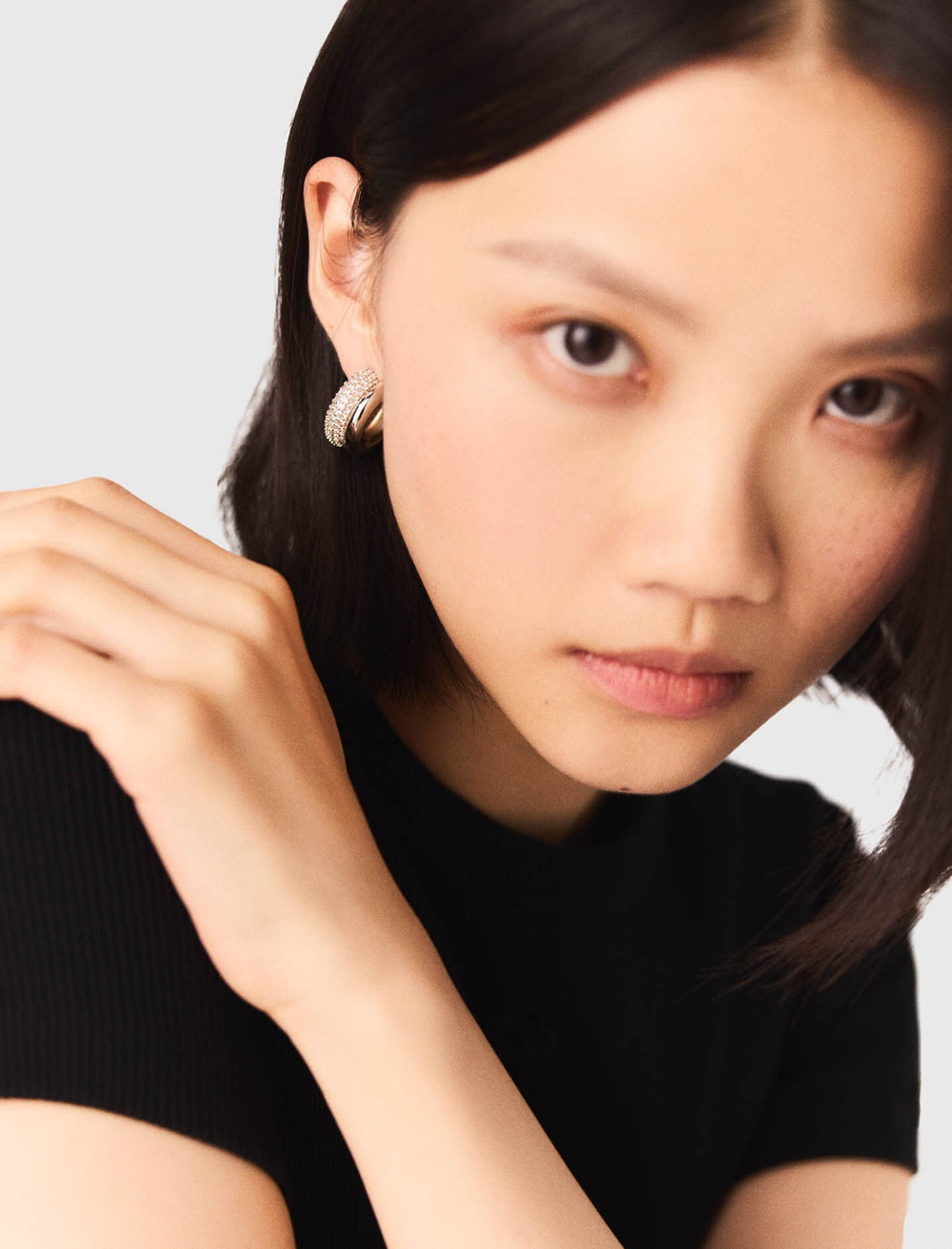 Maje Discount / Rhinestone earrings