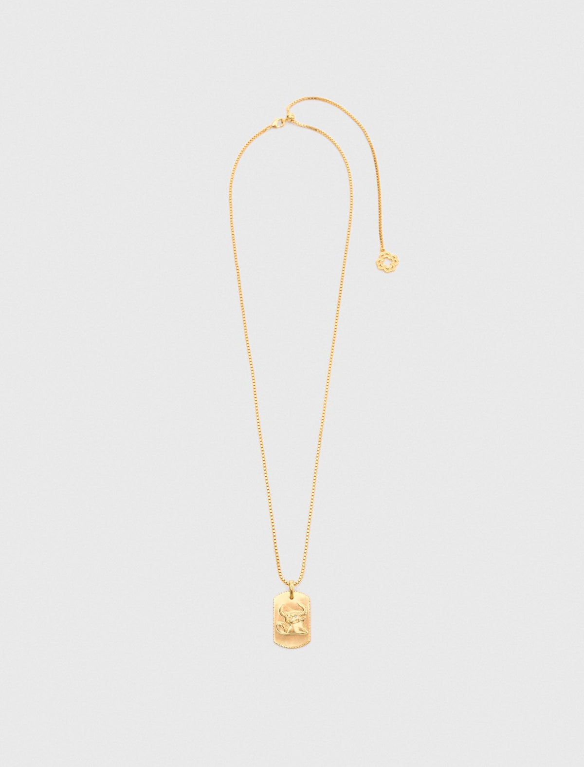 Maje Sale / Zodiac sign plaque necklace