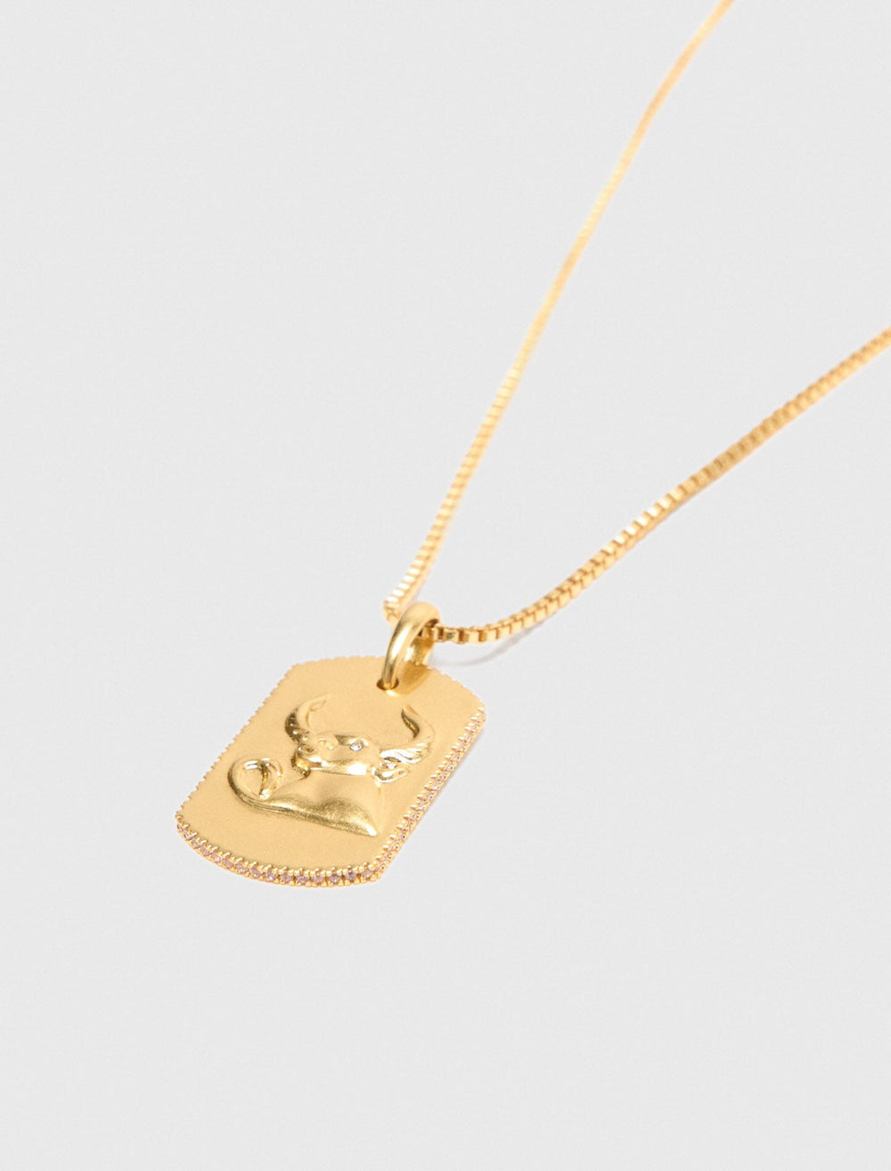 Maje Sale / Zodiac sign plaque necklace