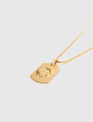 Maje Outlet / Zodiac sign plaque necklace
