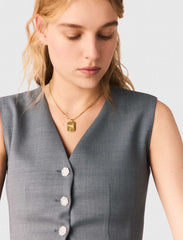 Maje On Sale / Zodiac sign plaque necklace