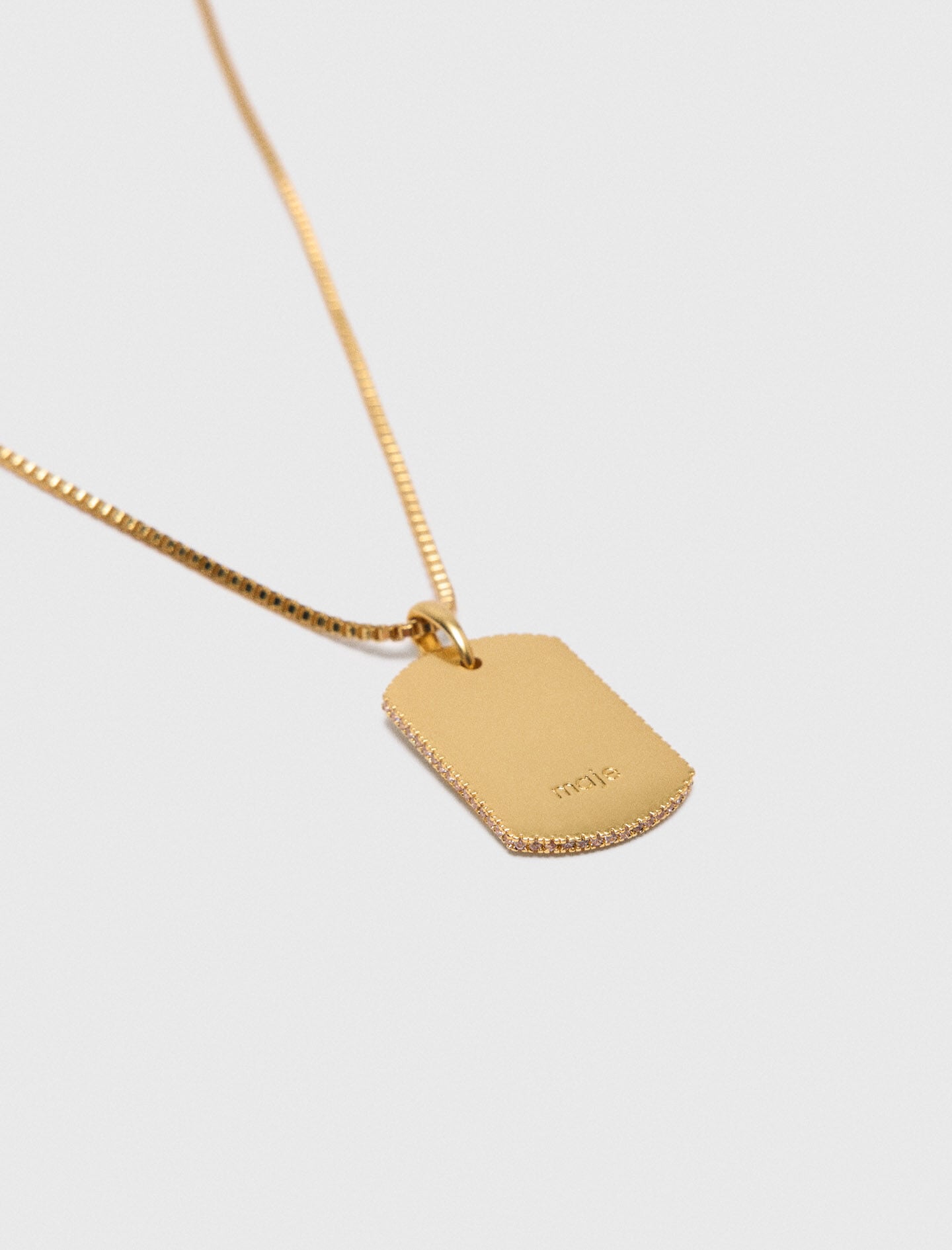 Maje Shop / Zodiac sign plaque necklace