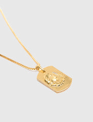 Maje Sale / Zodiac sign plaque necklace