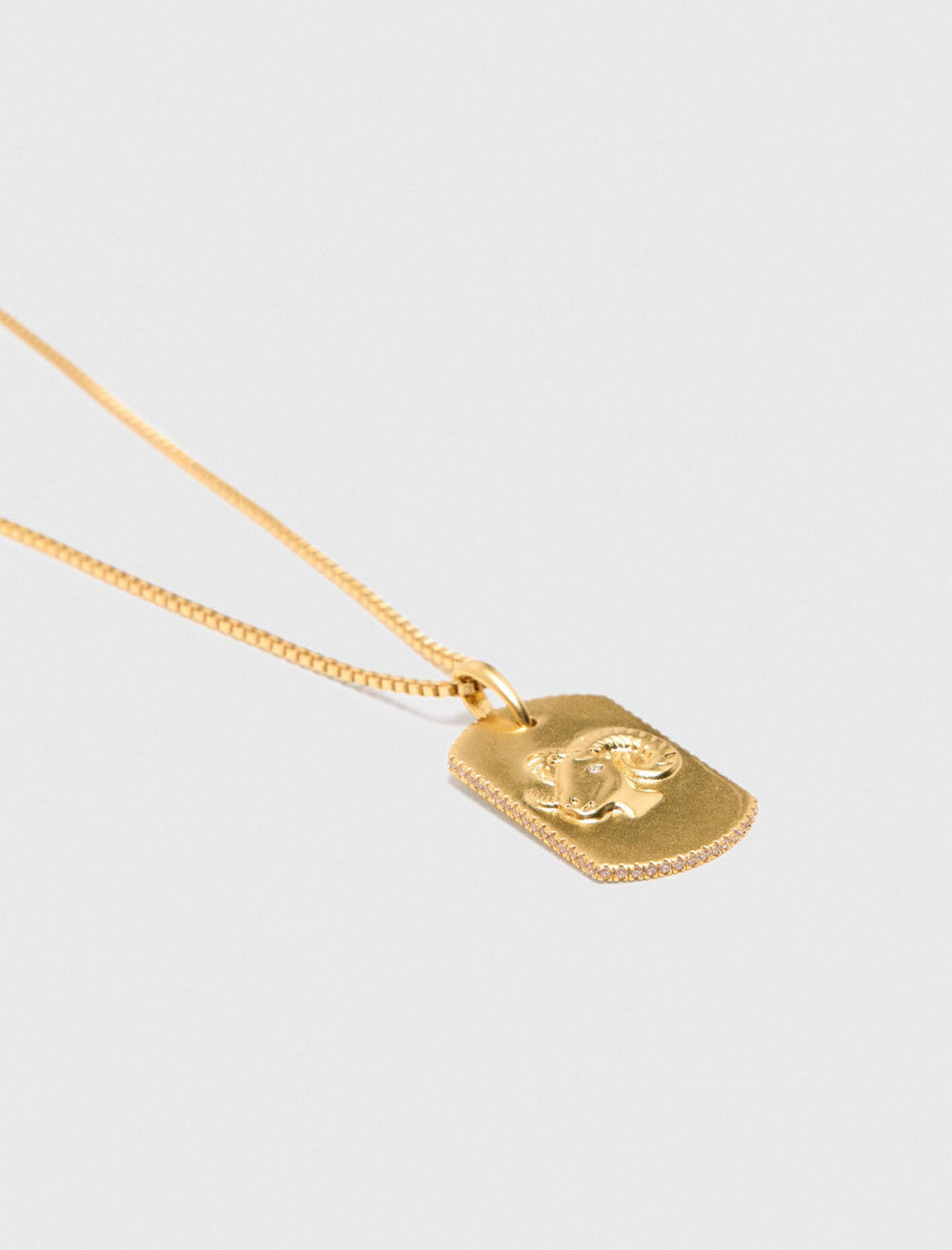 Maje Online / Zodiac sign plaque necklace