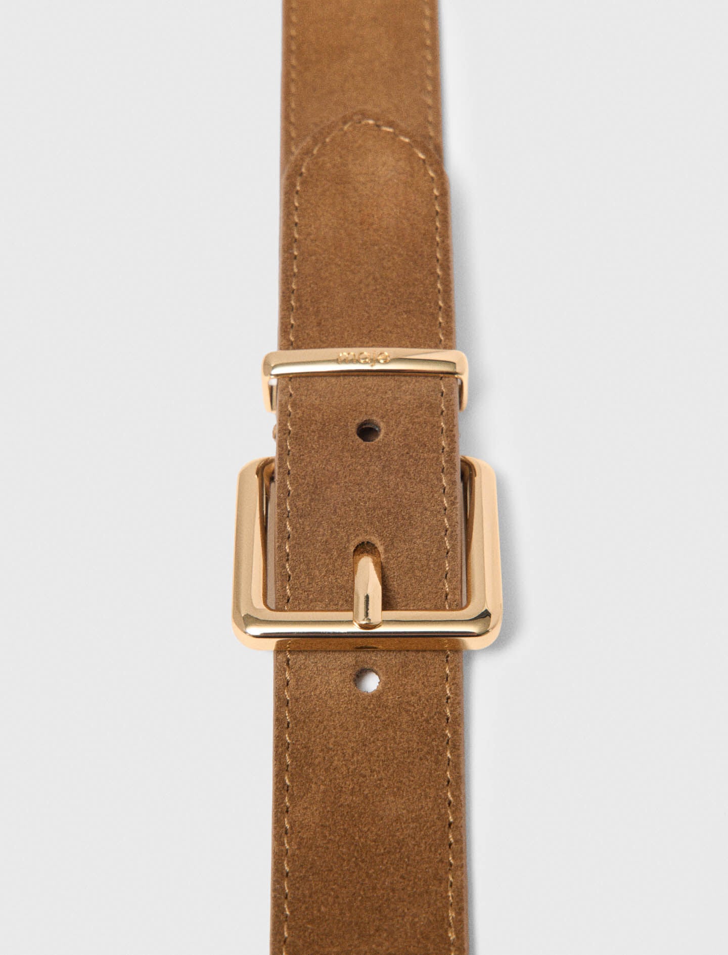 Maje Sale / Double buckle suede belt