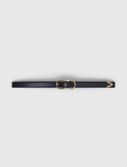 Maje Outlet / Double-buckle leather belt