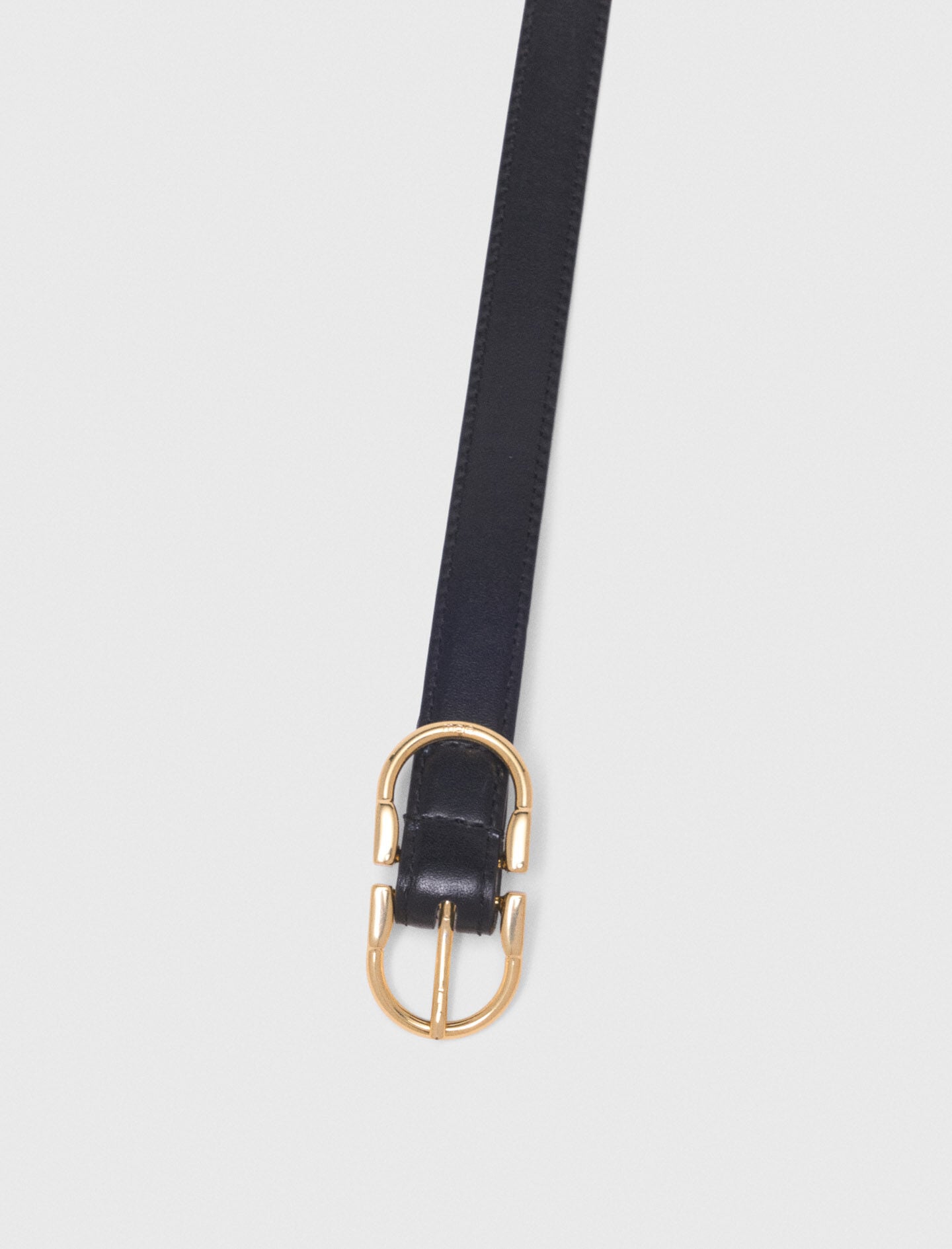 Maje Outlet / Double-buckle leather belt