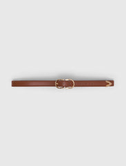 Maje Online / Double-buckle leather belt