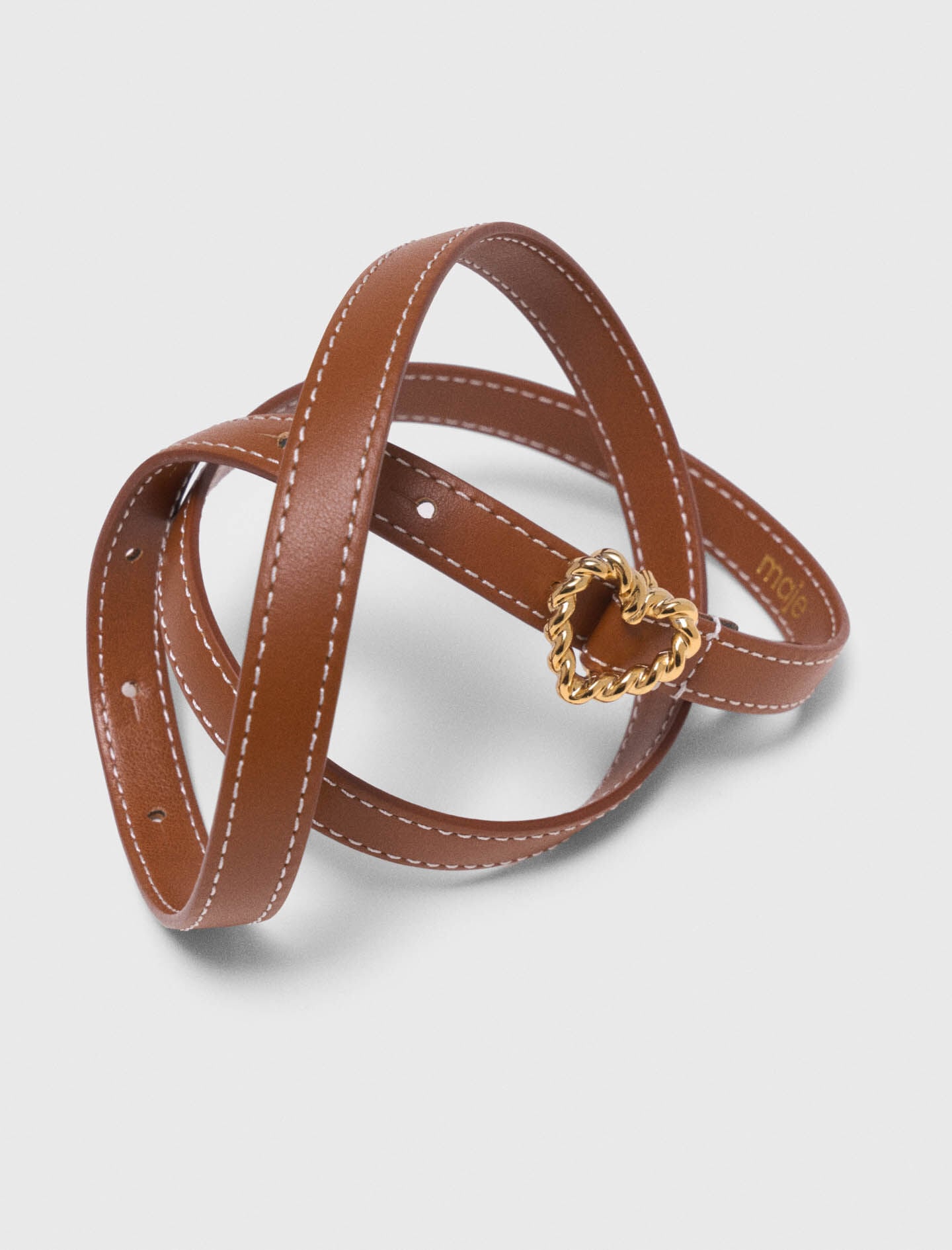 Maje Shop / Slim heart belt
