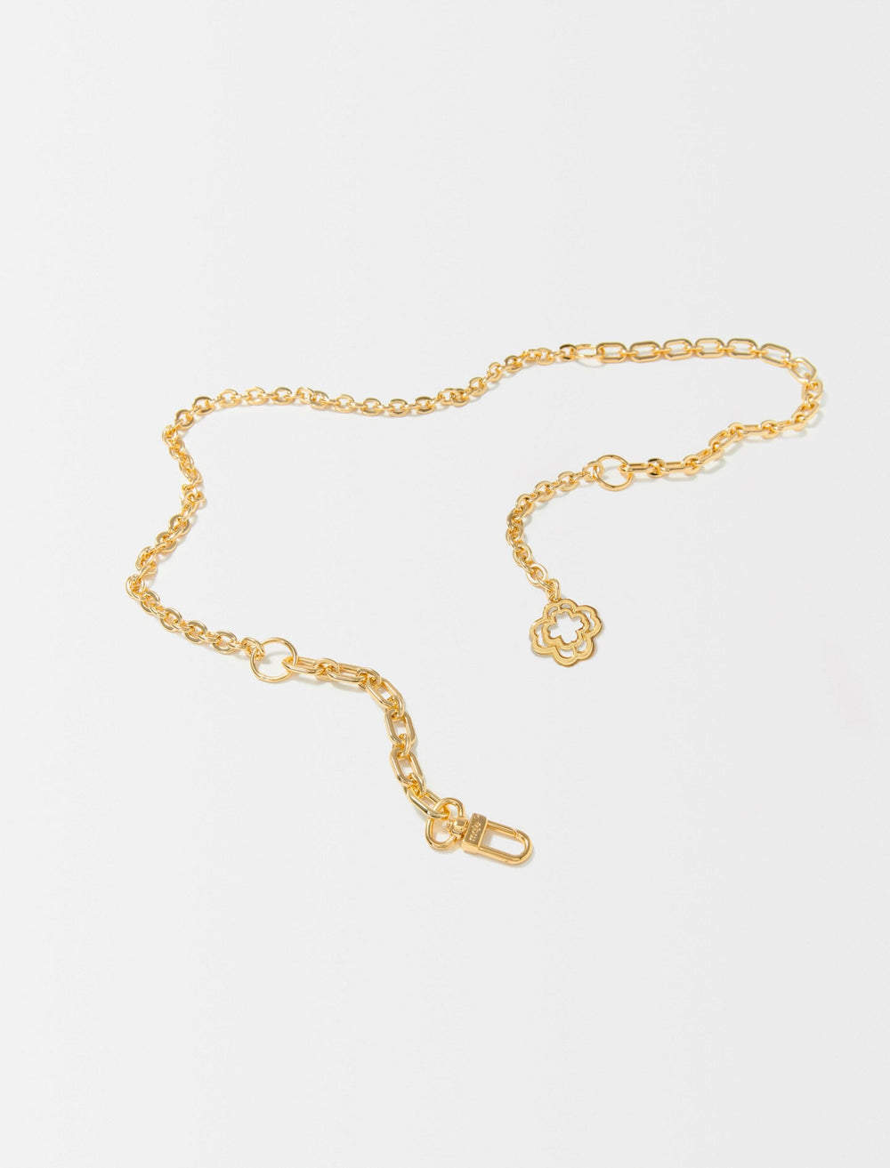 Maje Outlet / Clover logo chain belt