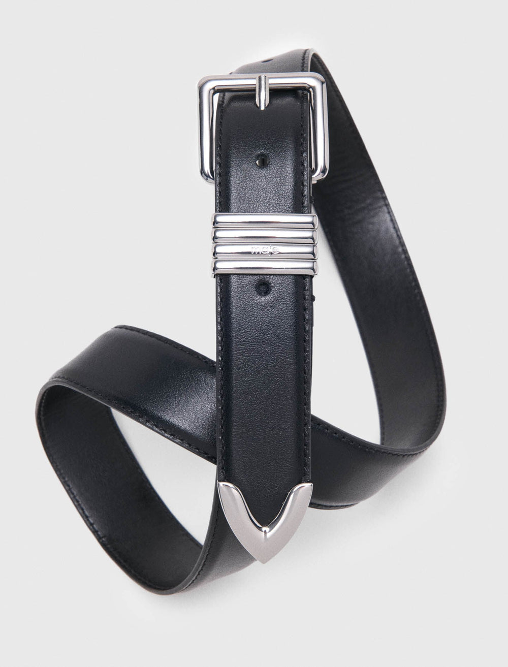 Maje New / Smooth leather belt
