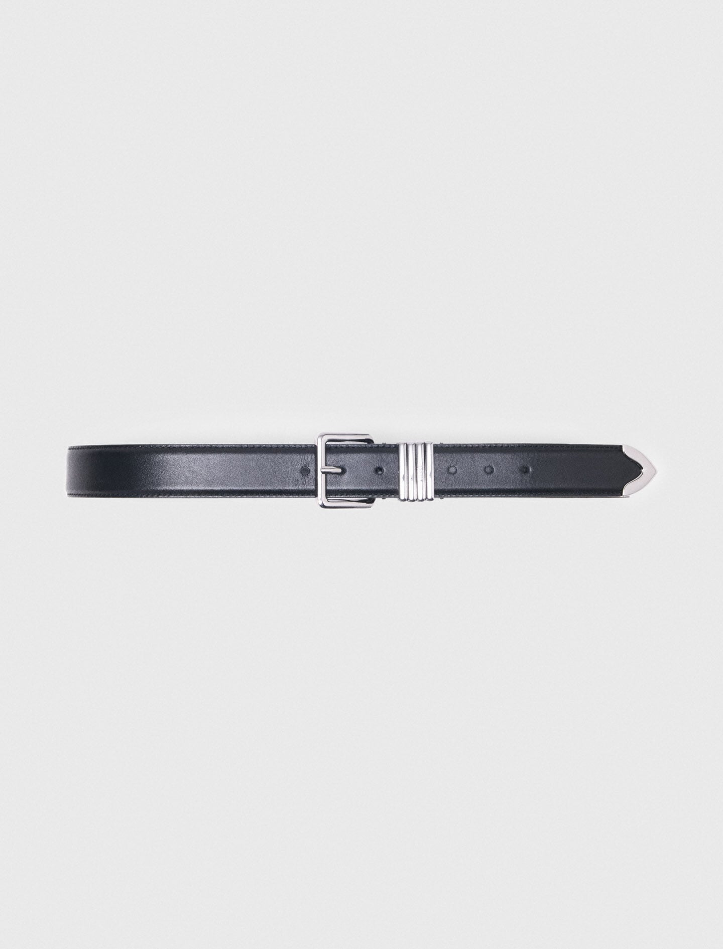 Maje New / Smooth leather belt