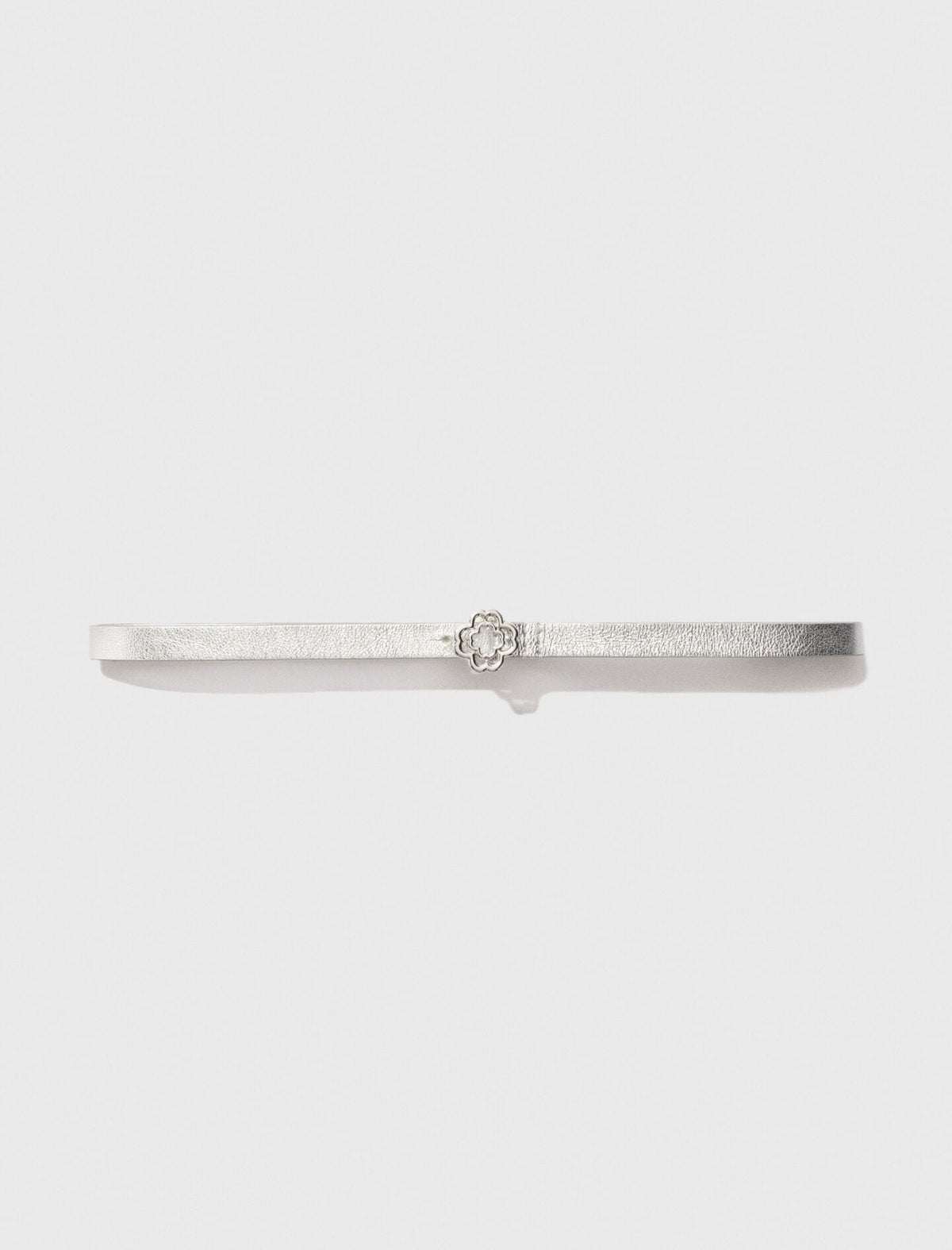 Maje On Sale / Slim belt with Clover buckle