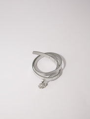 Maje On Sale / Slim belt with Clover buckle