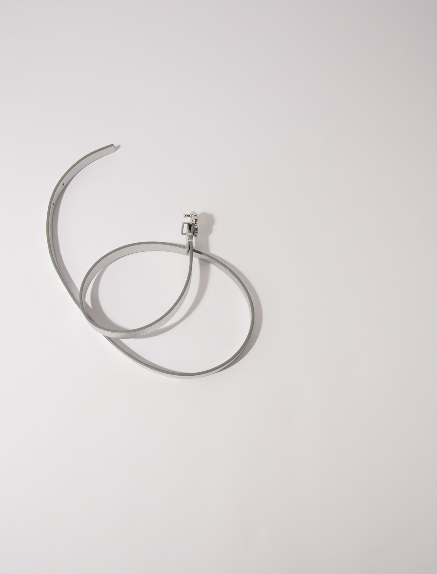 Maje On Sale / Slim belt with Clover buckle