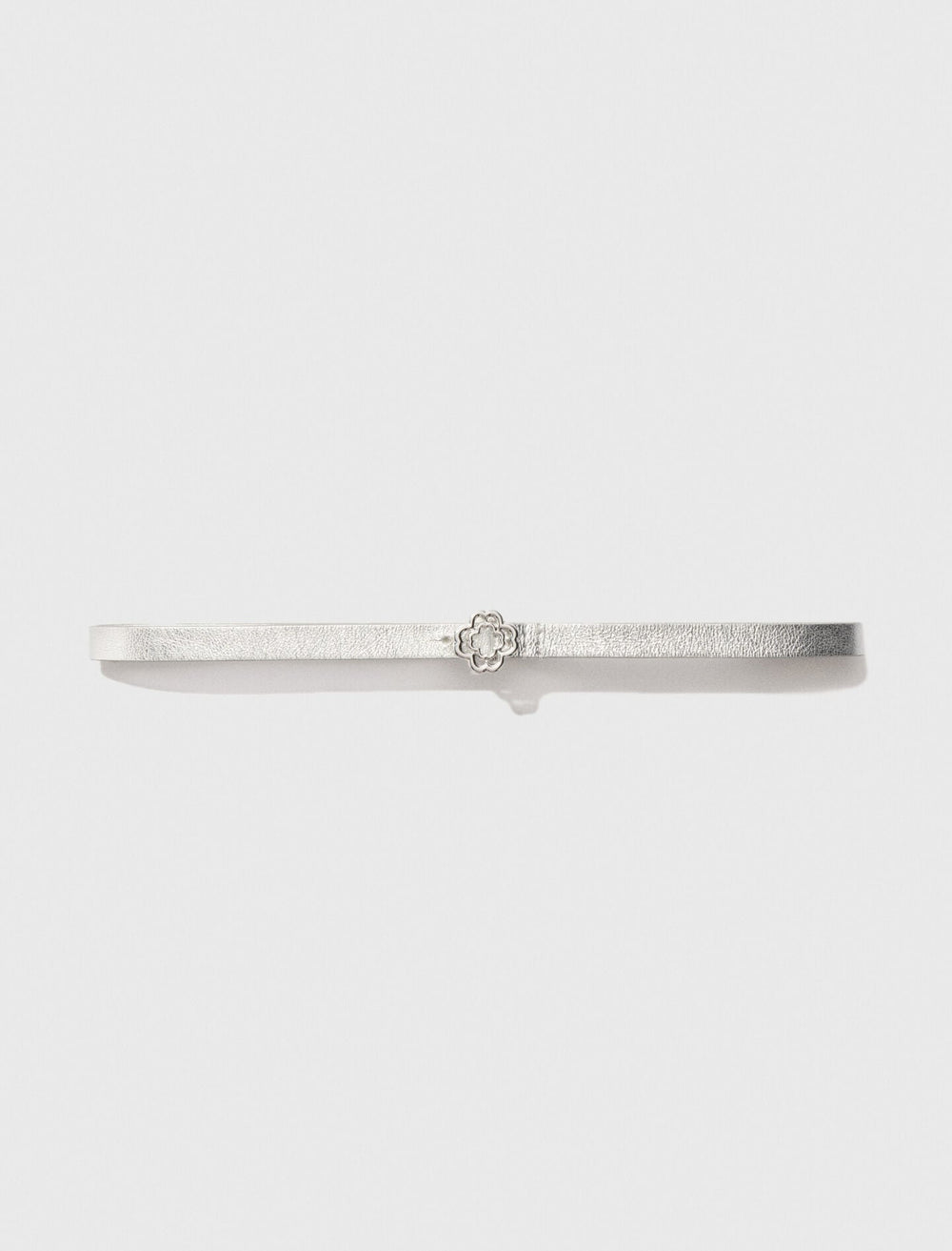 Maje On Sale / Slim belt with Clover buckle