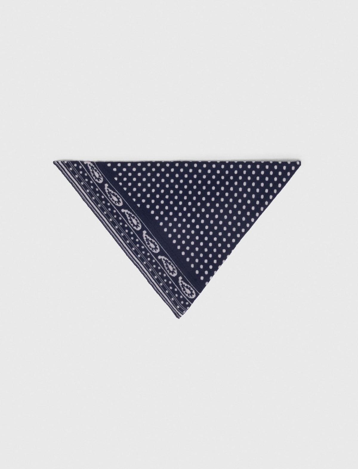Maje Online / Reversible wool and cashmere scarf