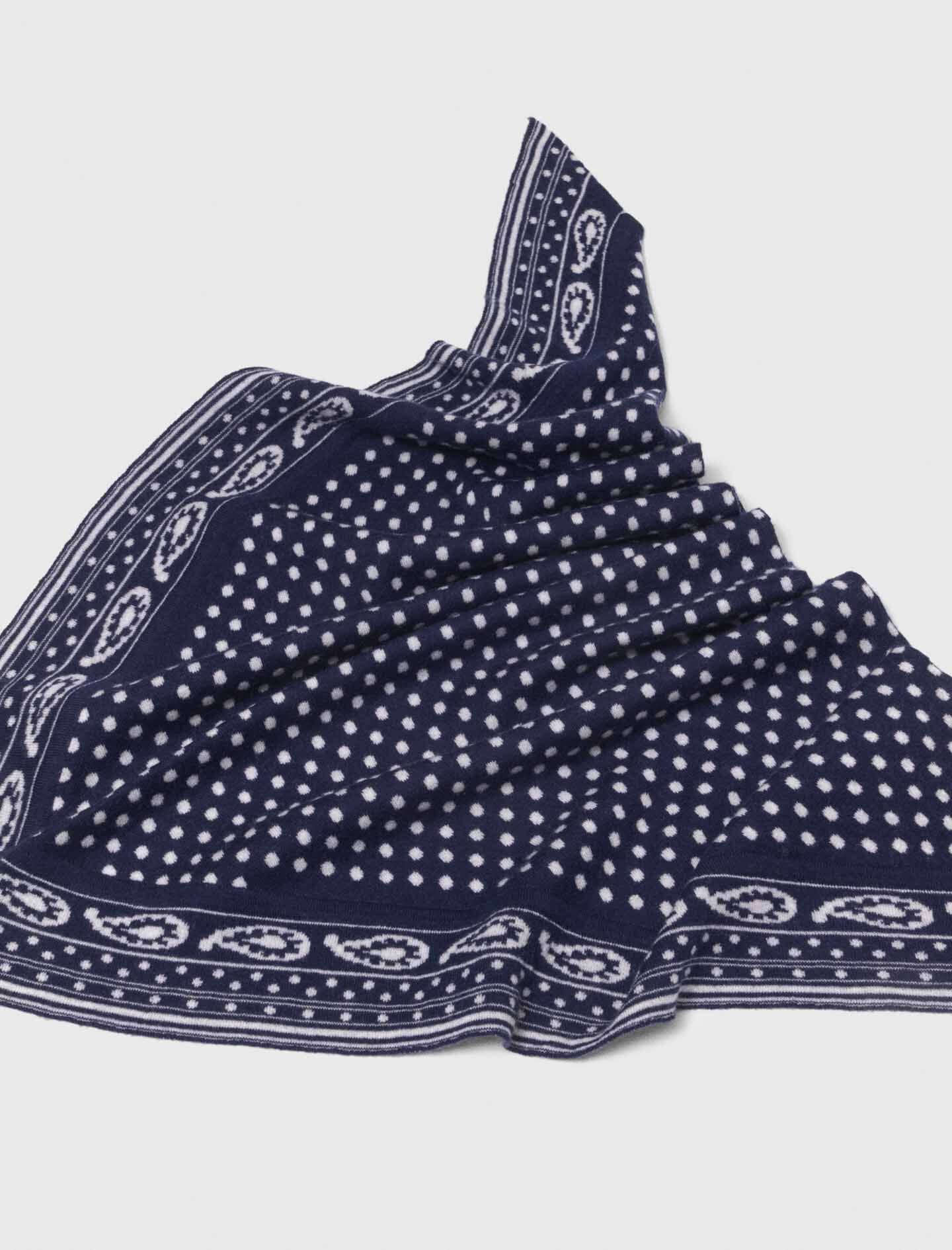 Maje Online / Reversible wool and cashmere scarf