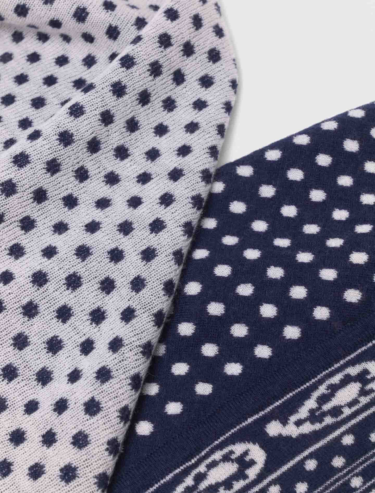 Maje Online / Reversible wool and cashmere scarf