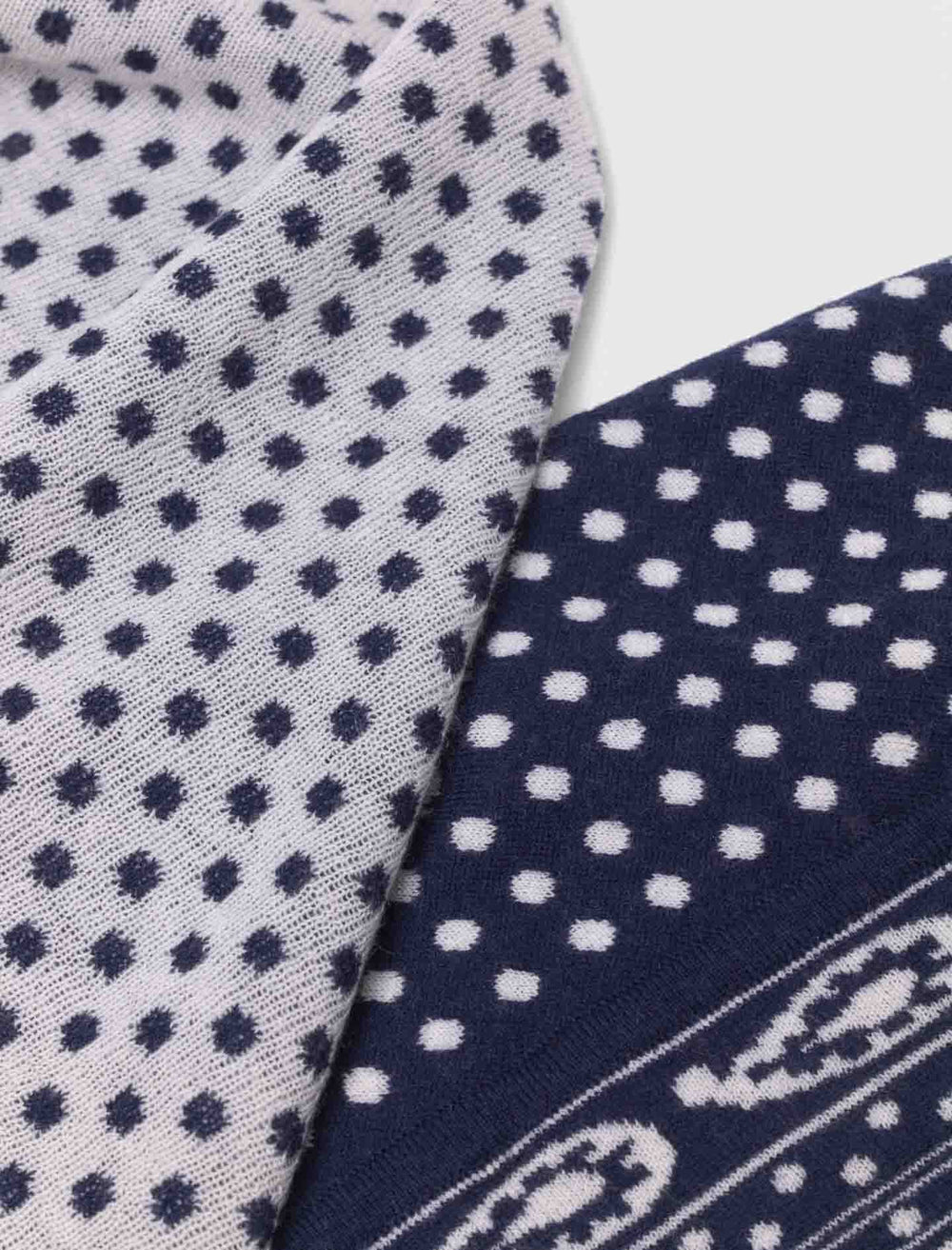Maje Online / Reversible wool and cashmere scarf