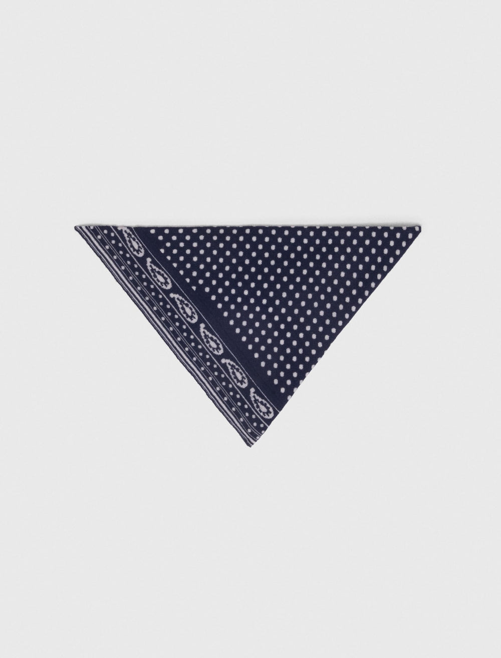 Maje Online / Reversible wool and cashmere scarf