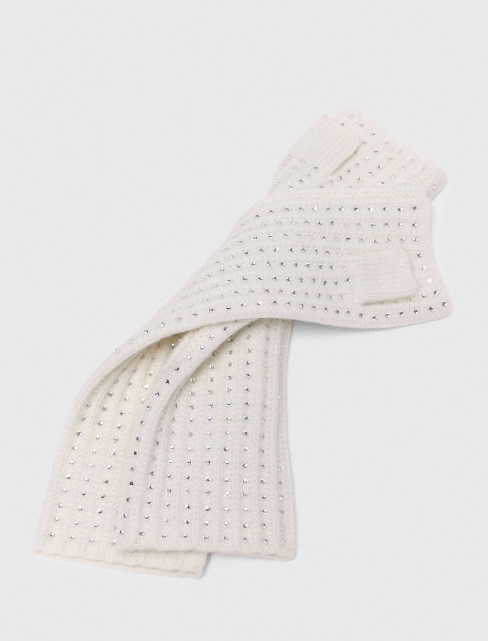 Maje Outlet / Wool and rhinestone mittens