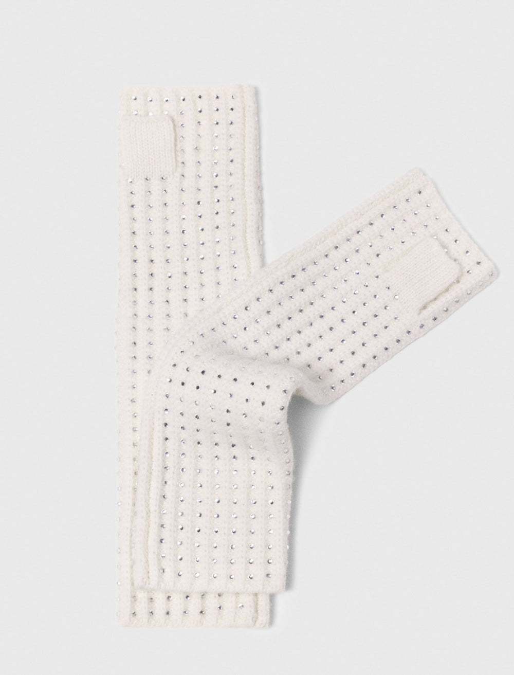 Maje Outlet / Wool and rhinestone mittens