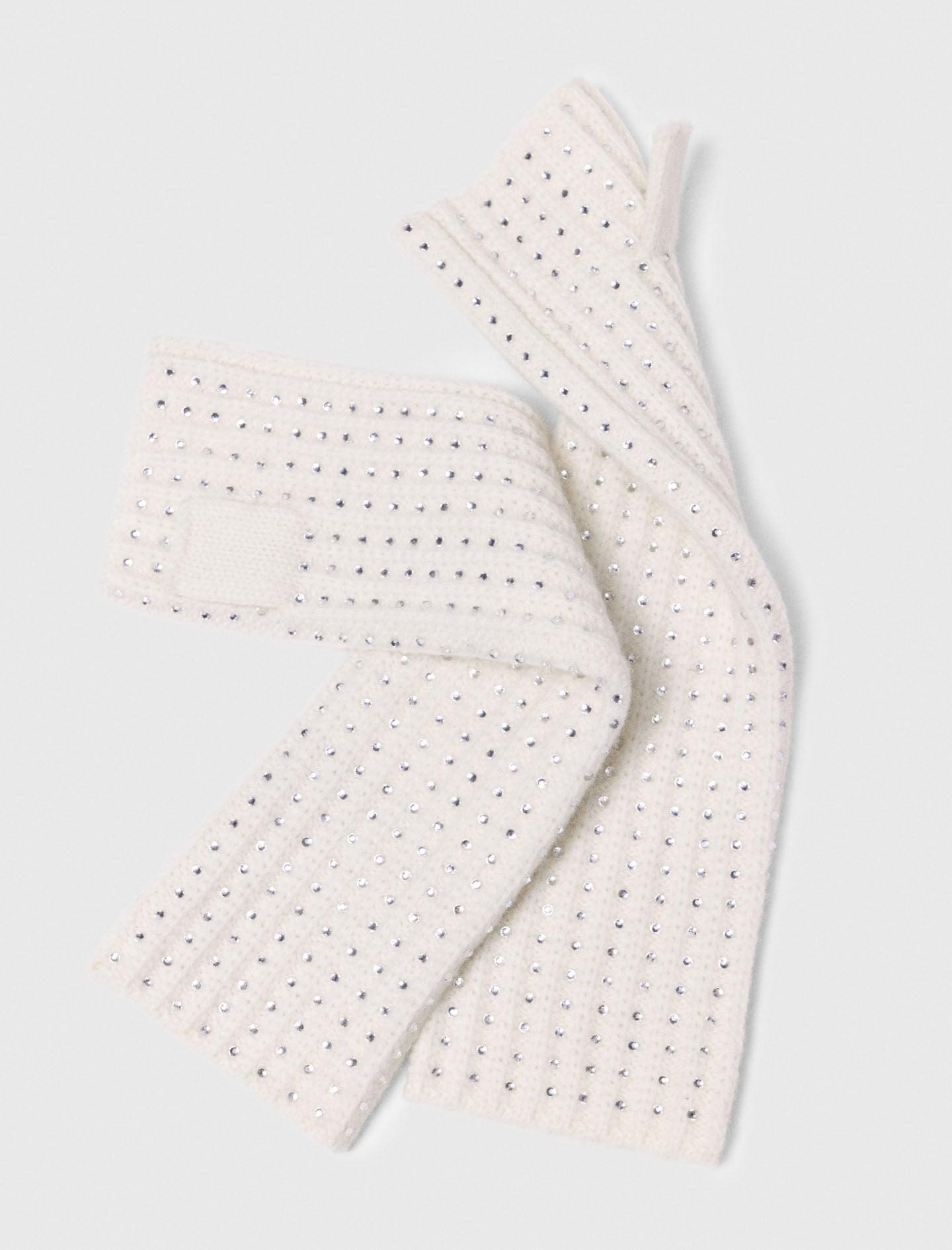 Maje Outlet / Wool and rhinestone mittens