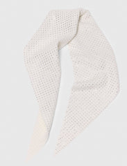 Maje New / Rhinestone wool triangle scarf