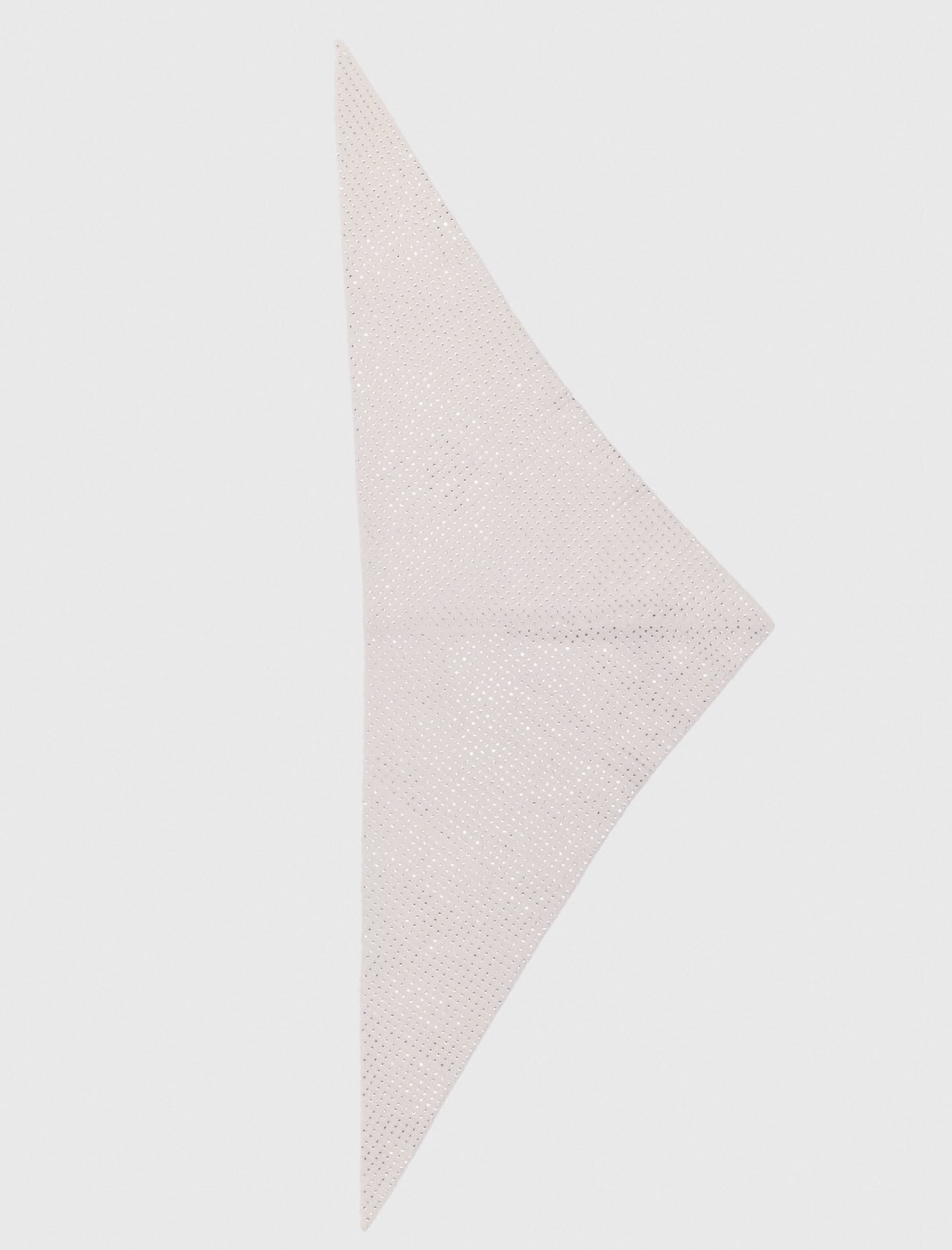 Maje New / Rhinestone wool triangle scarf