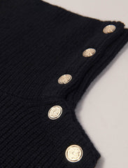 Maje Discount / Button-up wool mix collar wrap