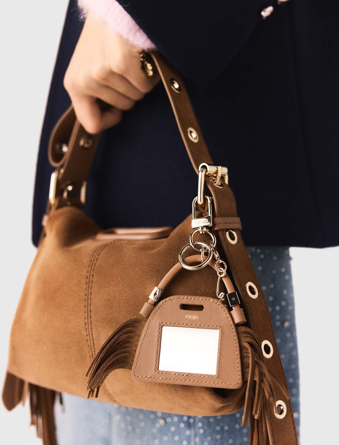 Maje On Sale / Miss M mini mirror bag charm